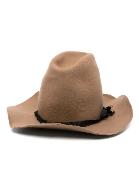 Yohji Yamamoto Mountain hat Brown HOH02162