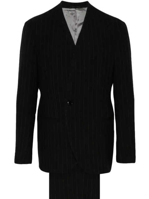 Giorgio Armani pinstriped suit Black GM000578TE11850