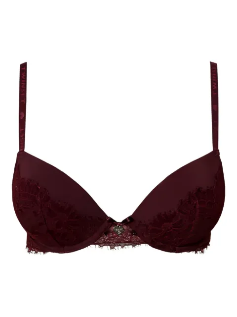 TWINSET chantilly-lace push-up bra Red 232LL6C44