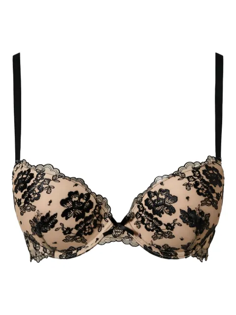 TWINSET embroidered-tulle push-up bra Neutrals 232LI6A44