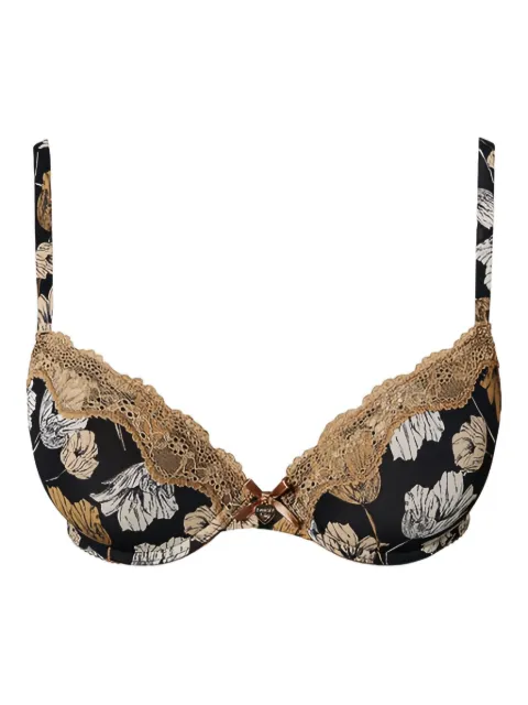 TWINSET floral-print push-up bra Black 232LI6C44