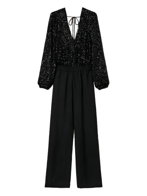 TWINSET sequin-embellished jumpsuit Black 241LB21BB