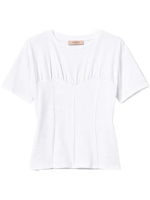 TWINSET bustier T-shirt White 242TP2440