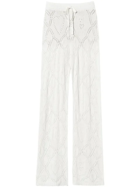 TWINSET x Marco Rambaldi knit trousers Neutrals 242TP3452