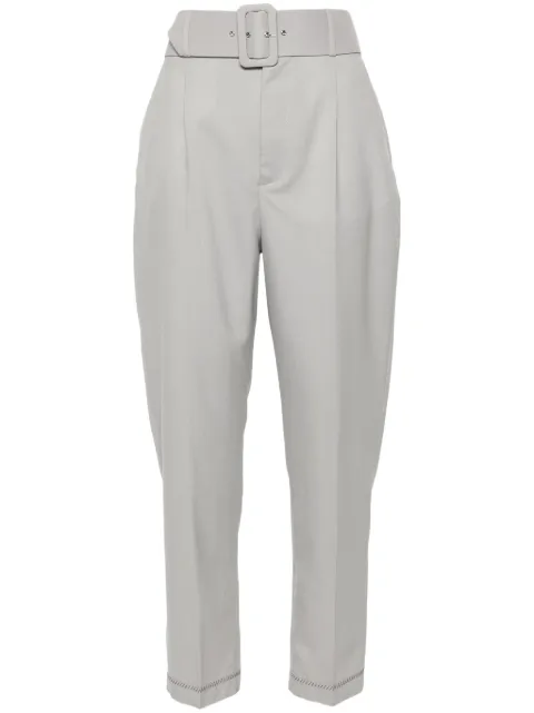 Marni belted tailored trousers Grey PAMA0509U0TW839