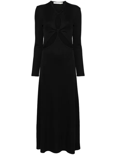 Christopher Esber open twist anglaise dress Black 24023111