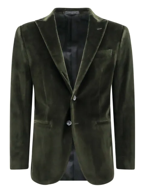 Corneliani velvet blazer Green 946T199498500