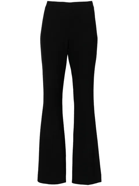 Erika Cavallini flared trousers Black P4WR02