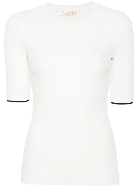 Valentino Garavani Toile Iconographe top White BKC58P8QN