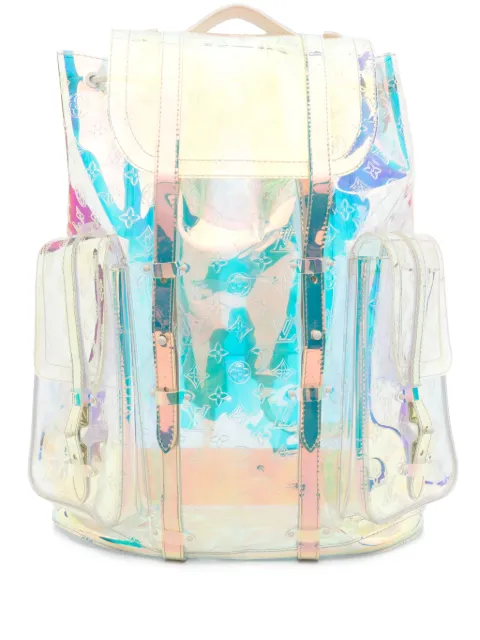 Louis Vuitton Pre-Owned x Virgil Abloh 2019 Christopher GM backpack Yellow LVZAINOPVC