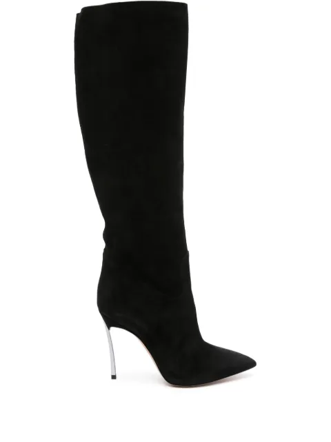 Casadei 100mm Blade boots Black 1S329Y100MC1832