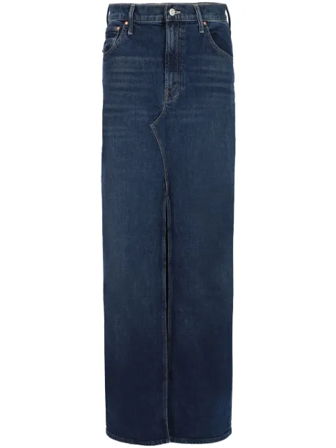 MOTHER The Bombshell maxi denim skirt Blue 90631259CNB