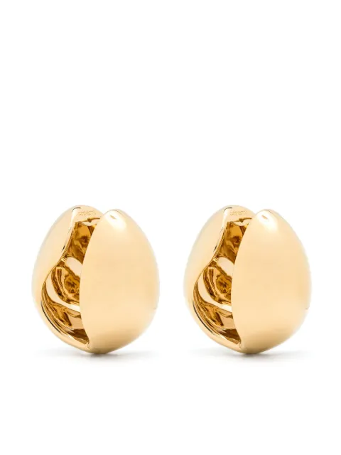 Coperni XL Logo Creole earrings Gold COPBI24725