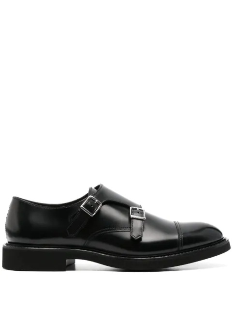 Doucal's leather monk shoes Black DU1025VEROUF007NN00