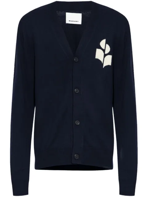 MARANT Elvin cardigan Blue CA0077HAA1L04H