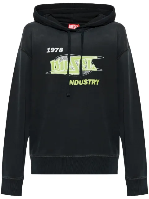 Diesel F-Buxt-Hood-P2 hoodie Black A153860PHAQ