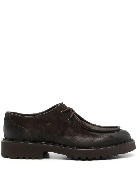 Doucal's distressed Derby shoes Brown DU2737PHILUF205TM23