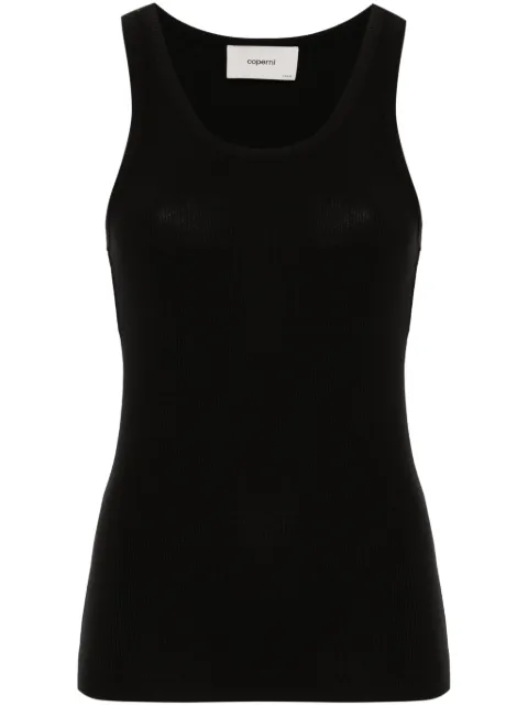 Coperni logo-embroidered tank top Black COPJS12F5006