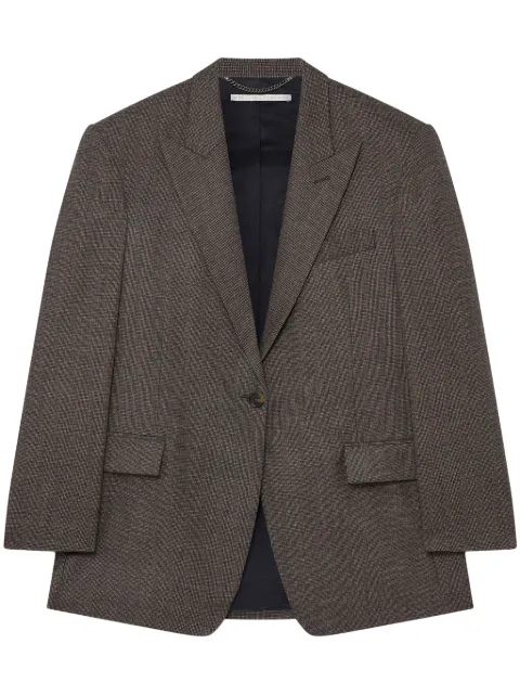 Stella McCartney single-breasted blazer Brown 6501233EJ790
