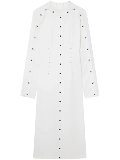 Stella McCartney stud-embellished midi dress White 6A04403DU300