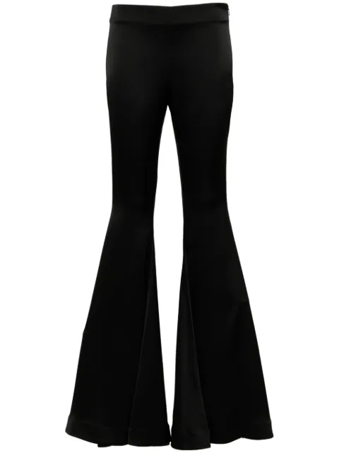Amen high-waist flared trousers Black AMW24301