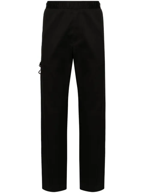 Moncler logo-patch trousers Black J20912A000195977G