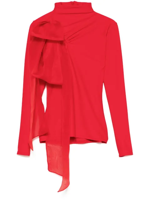 Atu Body Couture bow-detail blouse Red AT22182