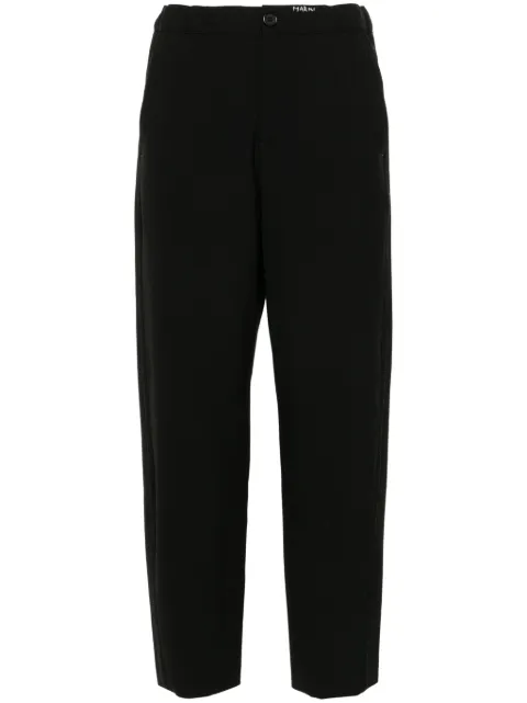 Marni logo-embroidered trousers Black PAMA0482S1UTP771