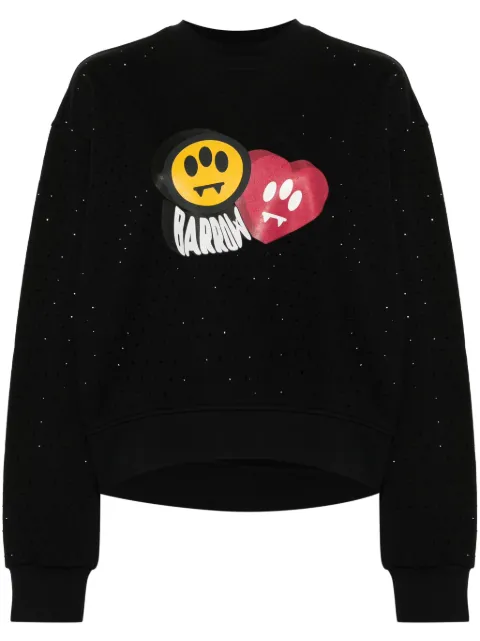 BARROW logo-print sweatshirt Black F4BWWOSW110110