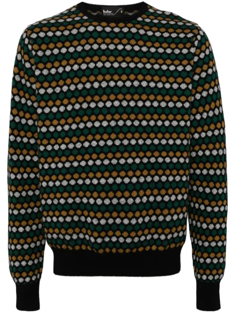 Kolor polka dot-pattern jumper Black 24WCMN04303
