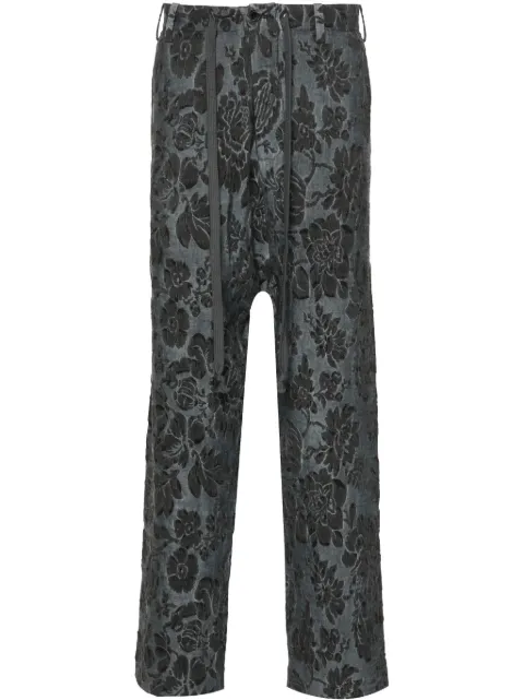 Uma Wang Perch trousers Blue W4MUM3514