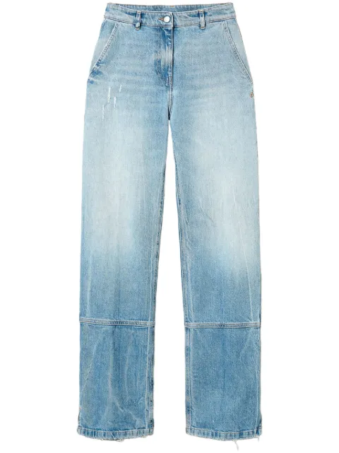 TWINSET seam-detail wide-leg jeans Blue 242AT2272
