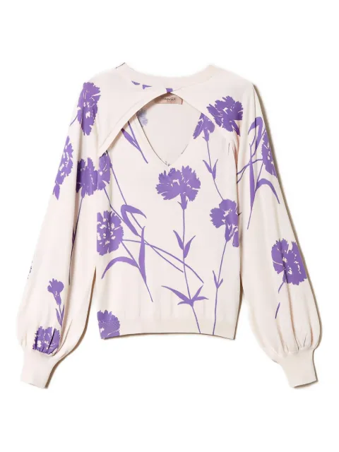 TWINSET floral-print top (set of two) Neutrals 241TP3550
