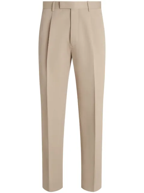 Zegna pleated trousers Neutrals UEI04A8TP45