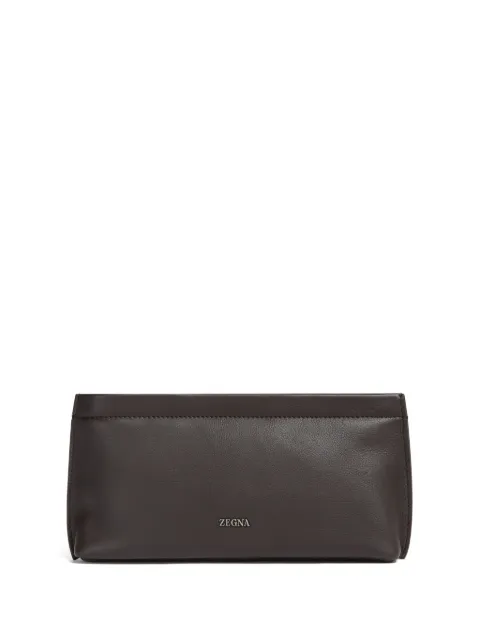 Zegna Secondskin clutch bag Brown LHOTOE1789Z