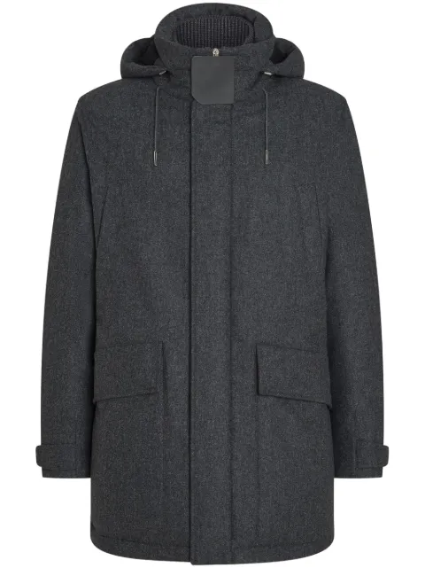 Zegna wool padded jacket Grey UETC2A8ECT514