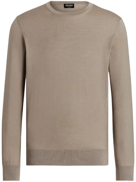 Zegna crew-neck sweater Neutrals UEJ00A8110