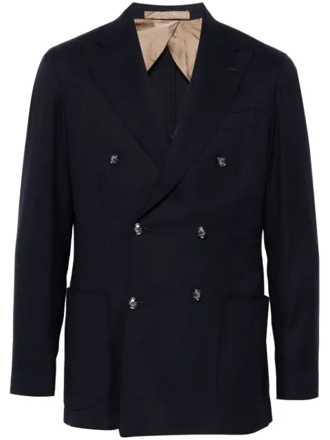 Barba double-breasted jacket Blue 43016JACKETDP