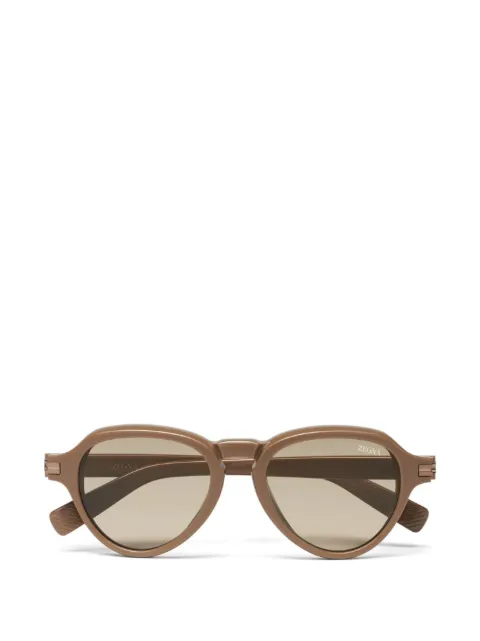 Zegna pilot-frame sunglasses Brown EZ02525145E