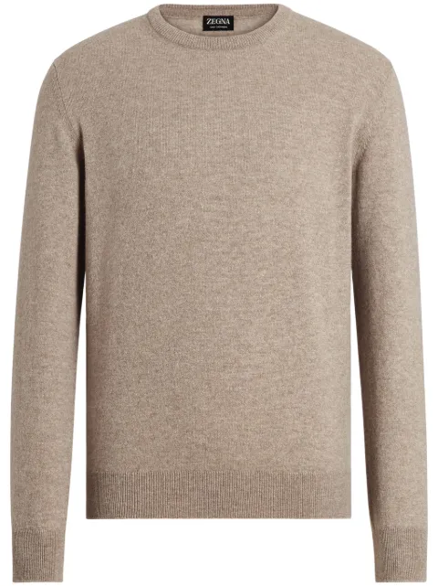 Zegna Oasi cashmere jumper Neutrals UEK10A8110