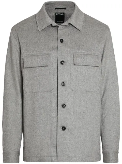 Zegna Alba Oasi shirt Grey UEV46A8SOT6B