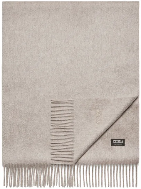 Zegna Oasi cashmere scarf Neutrals Z8L41SA826N