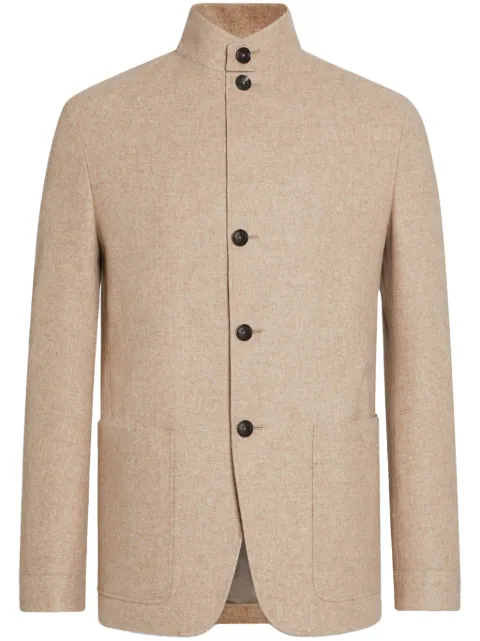 Zegna Oasi Cashmere Il Conte Jacket Neutrals 869C58A81VHKQ0