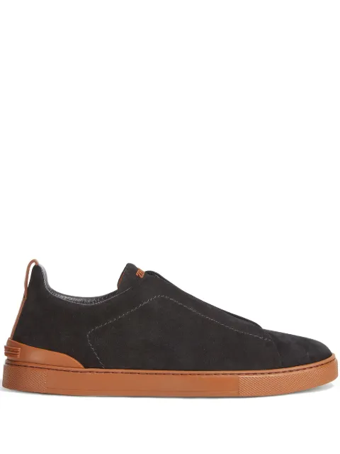 Zegna Triple Stitch sneakers Black LHCACS4667Z