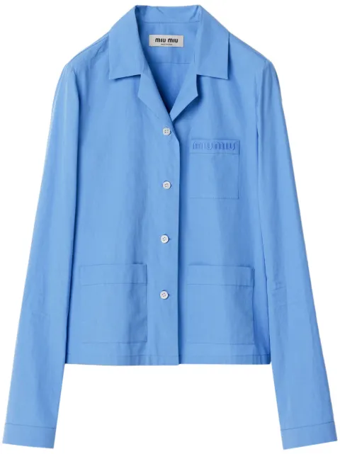 Miu Miu Pocket shirt Blue MK1884SOOO15UL