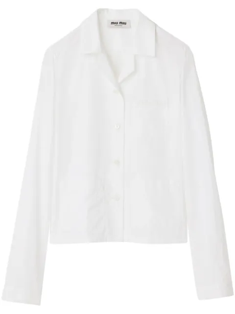 Miu Miu Pocket shirt White MK1884SOOO15UL