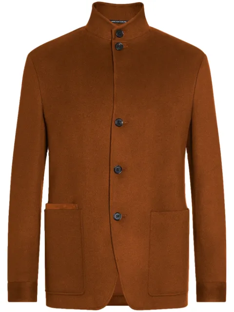 Zegna Oasi Cashmere Il Conte Jacket Brown 869C52A81VHKQ0