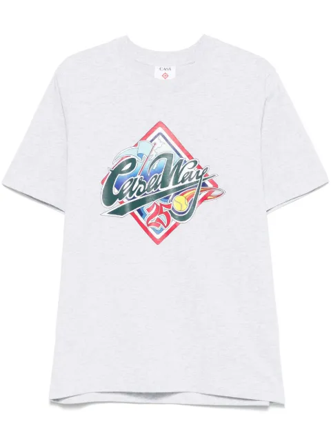 Casablanca Casa Way World Series T-shirt Grey MS25JTS00102