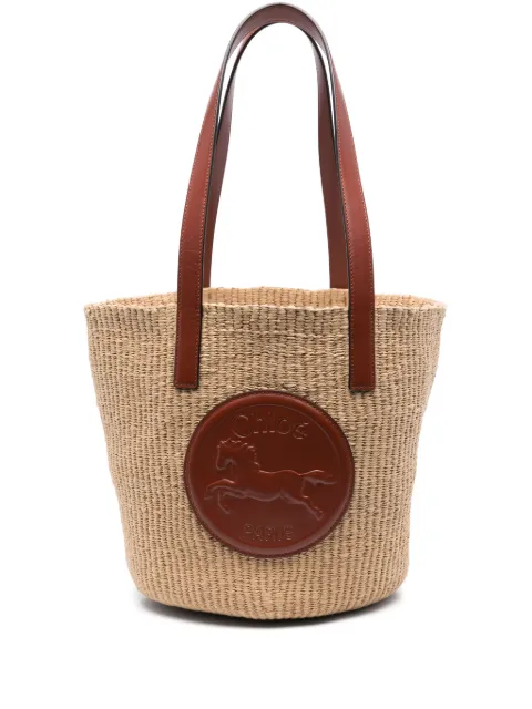 Chloé Horse Medal shoulder bag Neutrals CHC25SS591O82