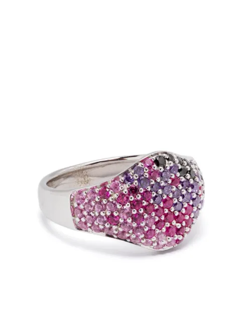 Tom Wood Mini Sunset cocktail ring Silver 100722